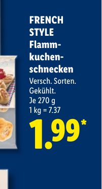 FRENCH STYLE Flamm- kuchen- schnecken