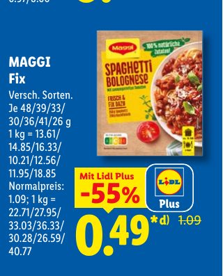 MAGGI Fix