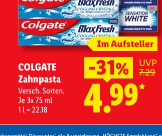 COLGATE Zahnpasta