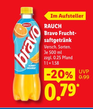 RAUCH Bravo Frucht saftgetränk