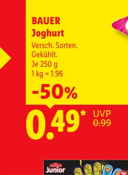 BAUER Joghurt