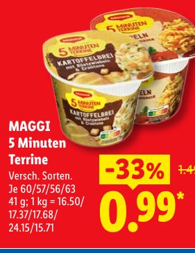 MAGGI 5 Minuten Terrine