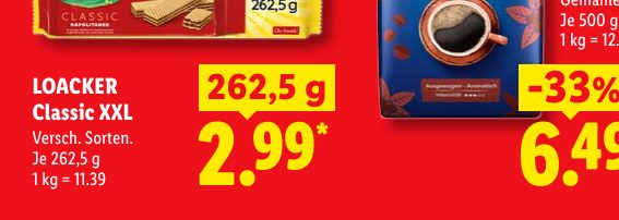 LOACKER Classic XXL