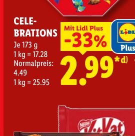 CELE Mit Lidl Plus BRATIONS