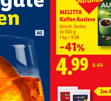 MELITTA Kaffee Auslese