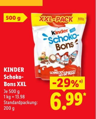 KINDER Schoko Bons XXL
