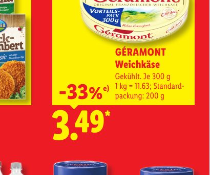 GÉRAMONT Weichkäse
