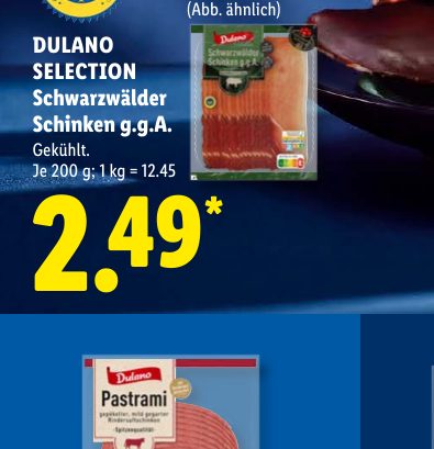 DULANO SELECTION Schwarzwälder Schinken g.g.A.