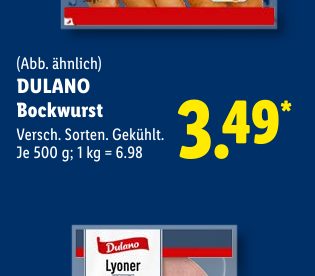 DULANO Bockwurst