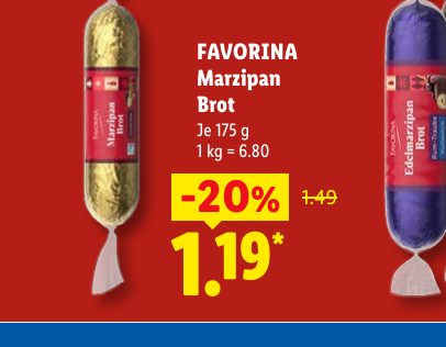 FAVORINA Marzipan Brot