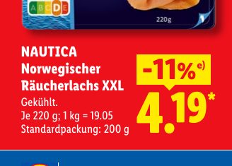 NAUTICA Norwegischer Räucherlachs XXL
