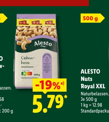 ALESTO Nuts Royal XXL