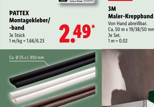 PATTEX Montagekleber/ -band