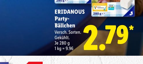 ERIDANOUS Party- Bällchen