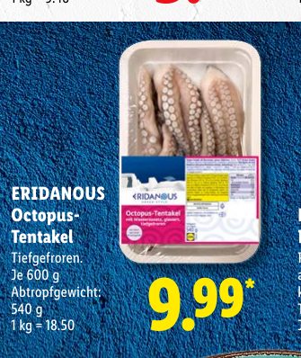 ERIDANOUS Octopus Tentakel