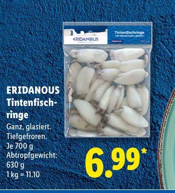 ERIDANOUS Tintenfisch ringe