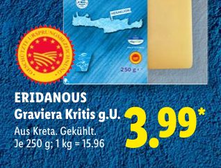 ERIDANOUS Graviera Kritis g.U.