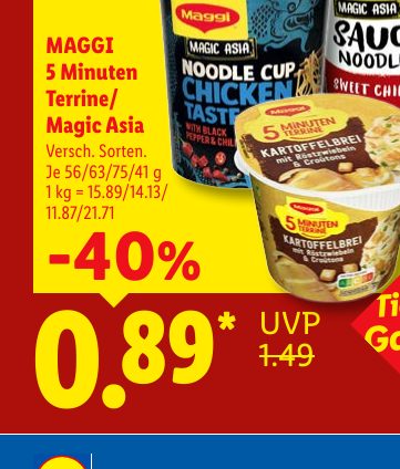 MAGGI 5 Minuten Terrine/ Magic Asia