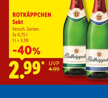 ROTKÄPPCHEN Sekt