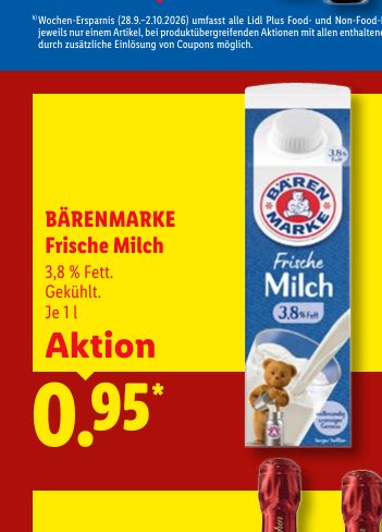 BÄRENMARKE Frische Milch