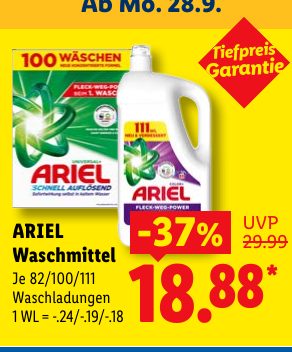 ARIEL Waschmittel