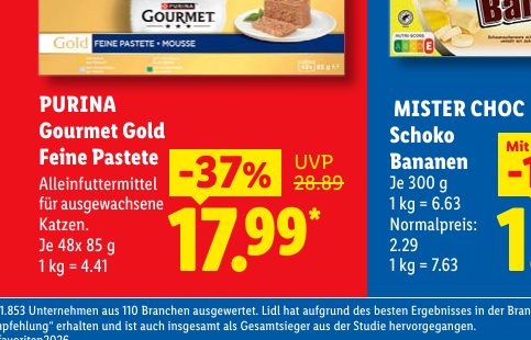 PURINA Gourmet Gold Feine Pastete