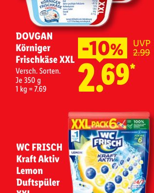 DOVGAN Körniger Frischkäse XXL
