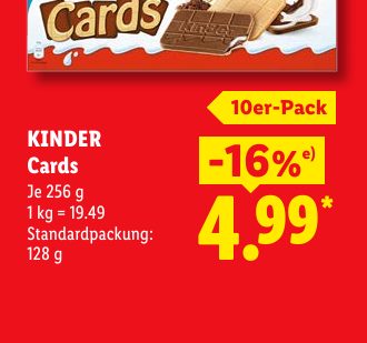 KINDER Cards