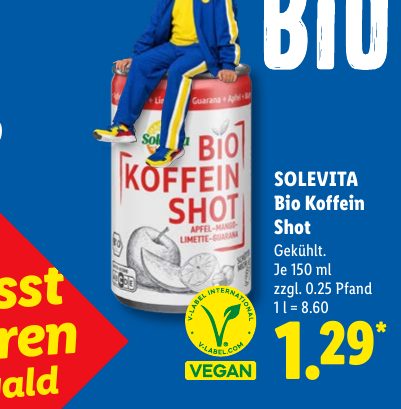 SOLEVITA Bio Koffein Shot