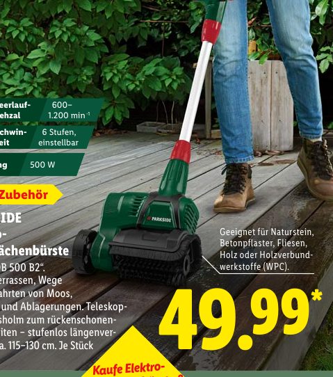 PARKSIDE Elektro- Oberflächenbürste