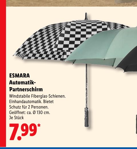 ESMARA Automatik- Partnerschirm
