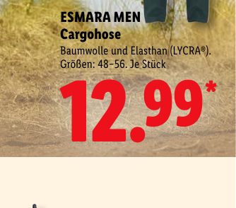 ESMARA MEN Cargohose