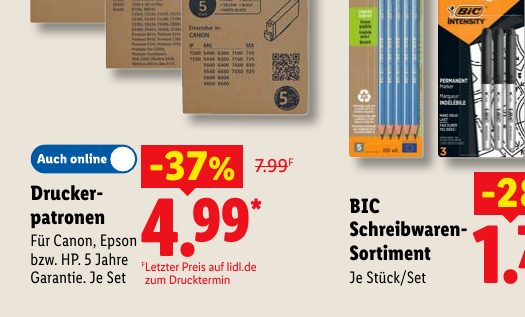 BIC Schreibwaren- Sortiment