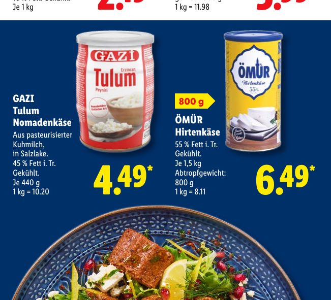 GAZI Tulum Nomadenkäse