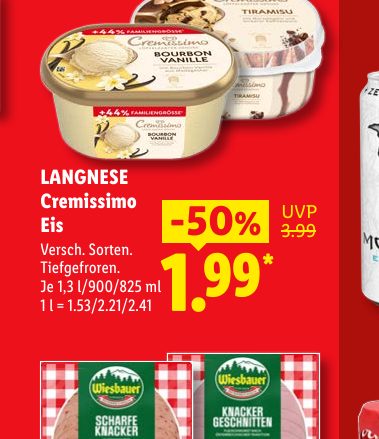 LANGNESE Cremissimo Eis