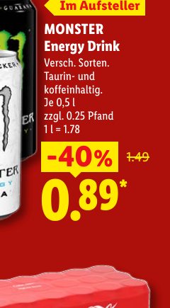 MONSTER Energy Drink