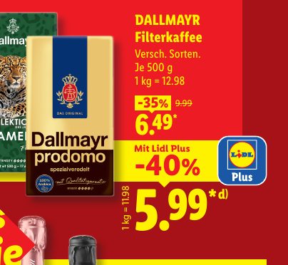 DALLMAYR Filterkaffee