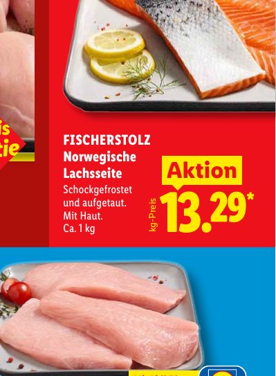 FISCHERSTOLZ Norwegische Lachsseite