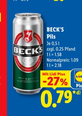 BECK’S Pils