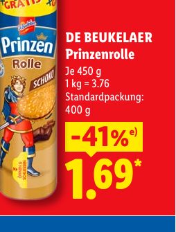 DE BEUKELAER Prinzenrolle
