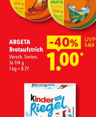 ARGETA Brotaufstrich