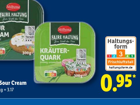 MILBONA Kräuter-Quark/Sour Cream