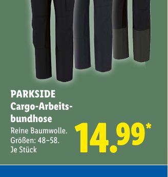 PARKSIDE Cargo-Arbeits- bundhose