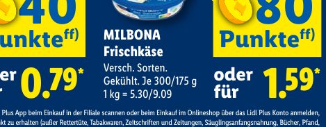 MILBONA Frischkäse