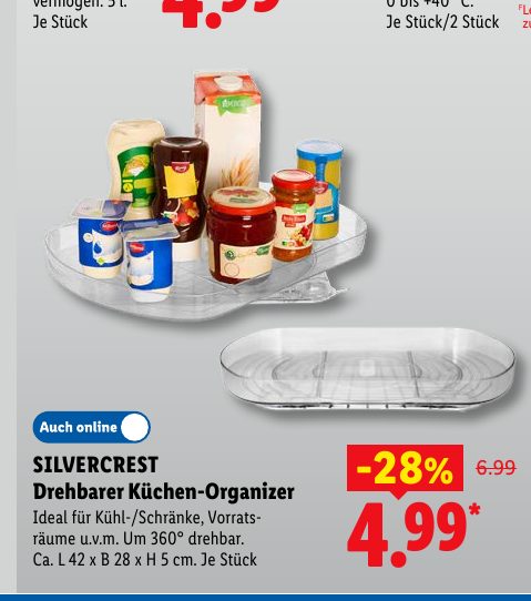 SILVERCREST Drehbarer Küchen-Organizer