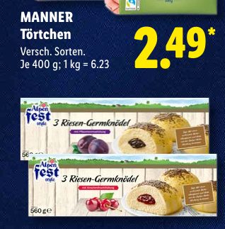 MANNER Törtchen