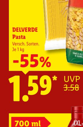 DELVERDE Pasta