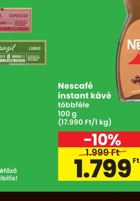 Nescafé instant kávé