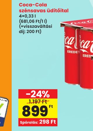 Coca-Cola szénsavas üdítőital