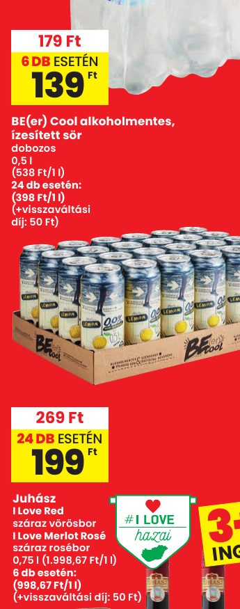 BE(er) Cool alkoholmentes, ízesített sör